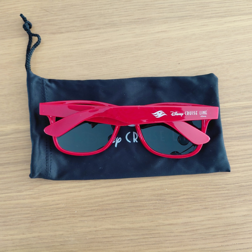 Disney Cruise Line Red Sunglasses